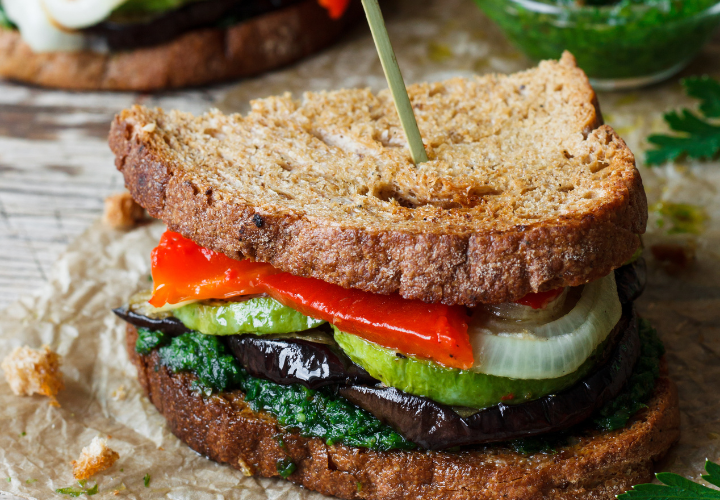 Grilled Vegetable Sandwich with Sandwich Hero
