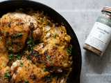 Herb Roasted Chicken with Lemon Orzo