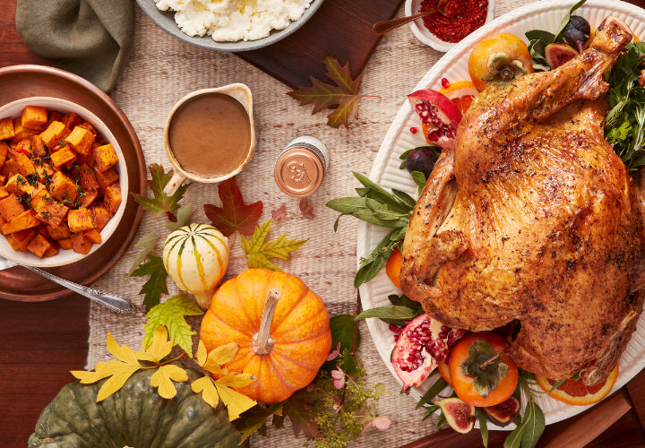 Herb Roasted Turkey with Porcini Mushroom Gravy