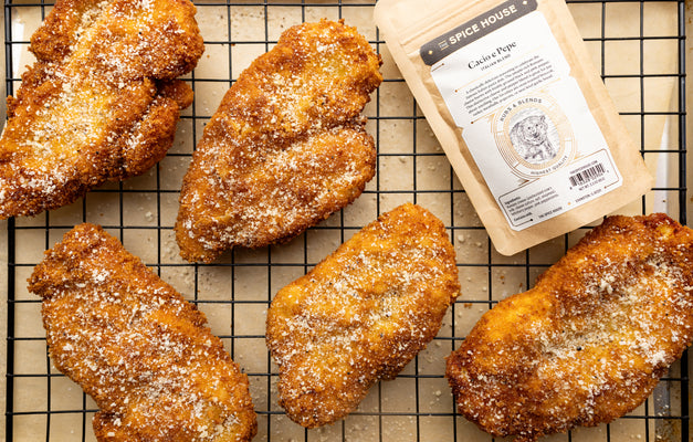 Cacio e Pepe Chicken Cutlets