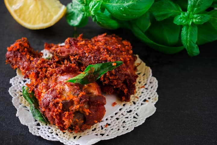 Indian Oven-Fried Chicken