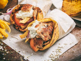 Low-Carb Chicken Gyros with Tangy Tzatziki Sauce
