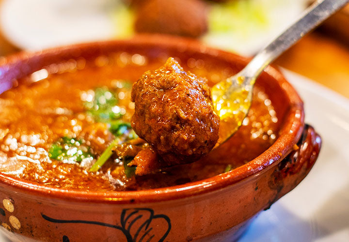 Moroccan Lamb Meatballs with Spiced Tomato Sauce