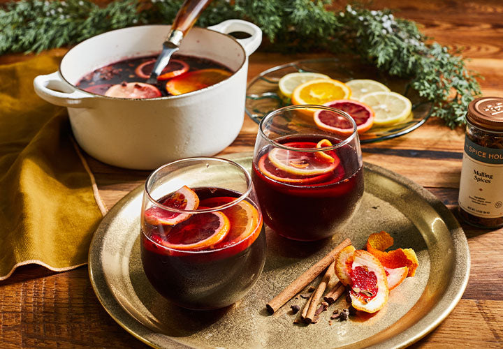 Mulled Wine with Cinnamon