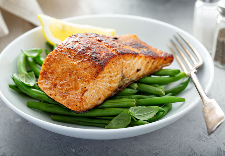 Orange-Balsamic Glazed Cedar Plank Salmon