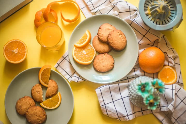 Orange Blossom Sugar Cookies