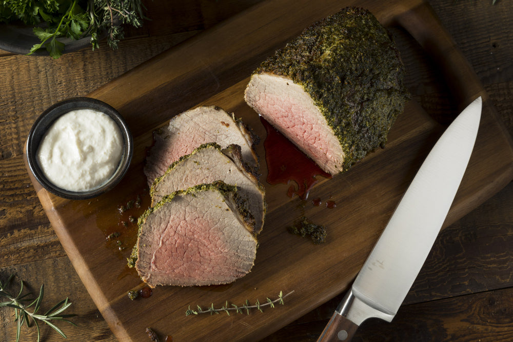 Pepper-Crusted Beef Tenderloin with Horseradish Sauce