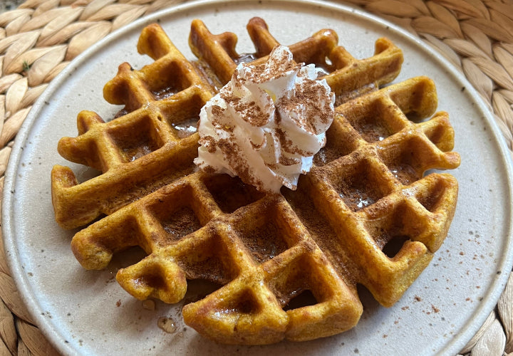 Pumpkin Spice Waffles