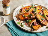 Ras El Hanout Roasted Sweet Potatoes
