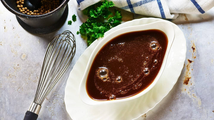 Beef Bone Broth & Red Wine Gravy