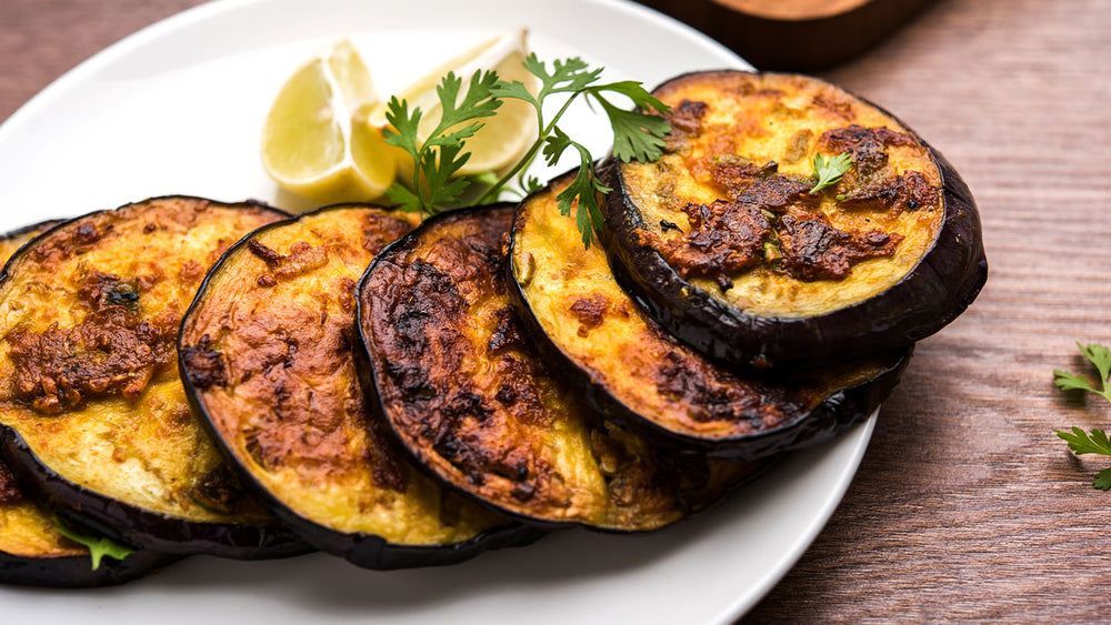 Roasted Garlic Eggplant