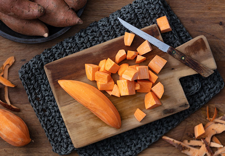 How to Cut a Sweet Potato