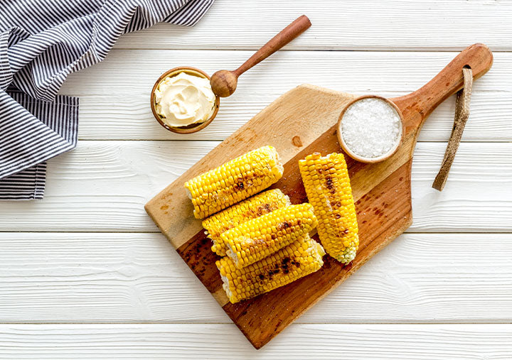 Savory Grilled Corn With Sweet Maple Butter