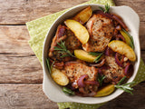 Smoky Pork Chops and Spiced Apples