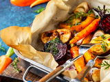 Maple and Garlic Spiced Autumnal Vegetables