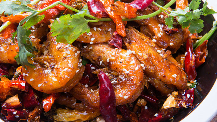 Spicy Sichuan Shrimp