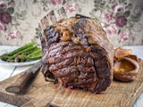 Standing Rib Roast with Burgundy Gravy