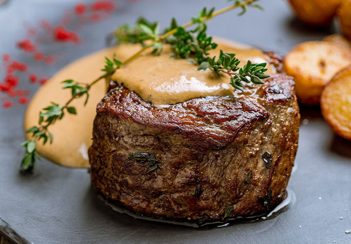 Steak au poivre vert – The Nosey Chef