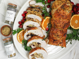 Juicy Stuffed Turkey Breast with Orange & Cherries