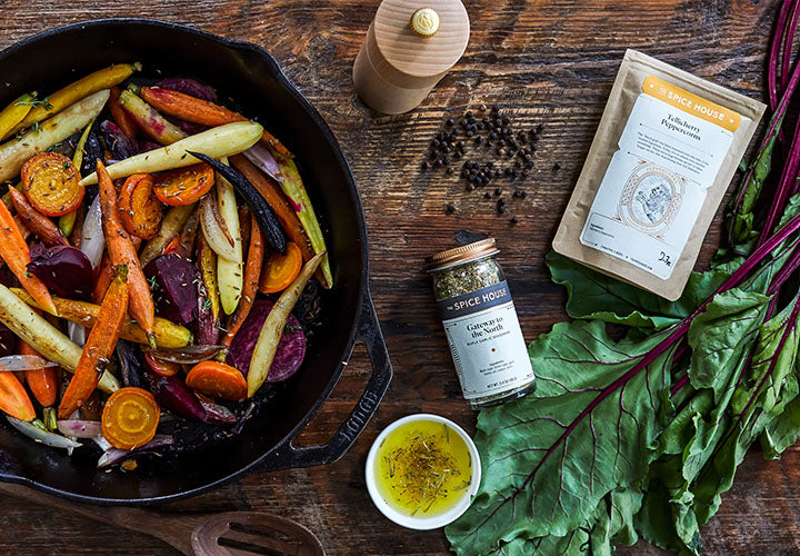 Sweet and Savory Roasted Beets and Carrots