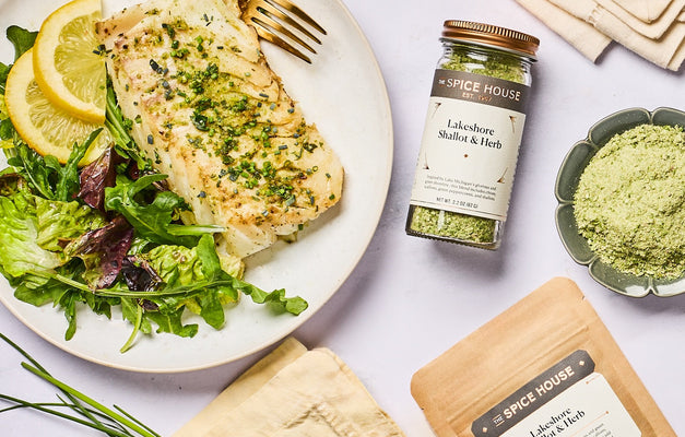 Lakeshore Shallot and Herb Baked Cod