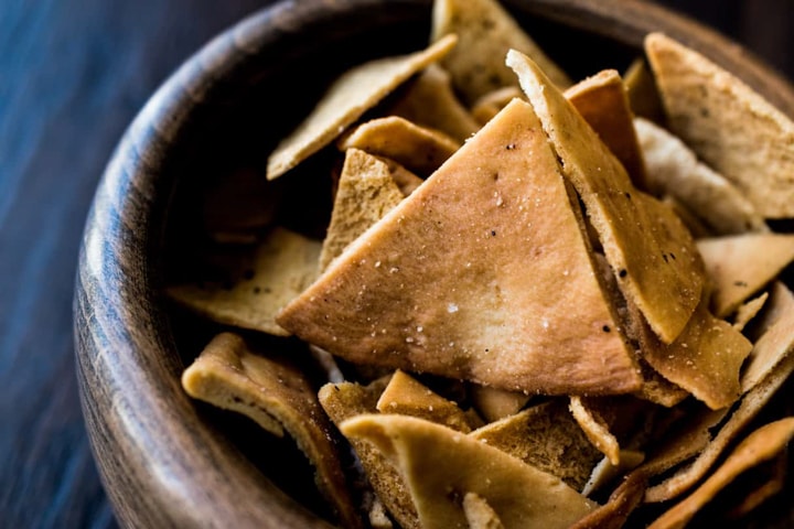 Toasted Pita Triangles