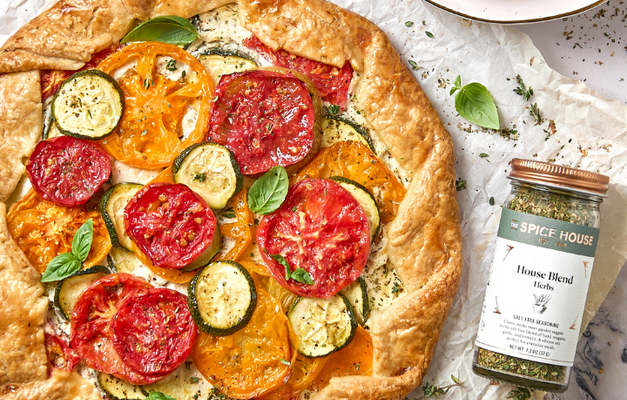 Tomato & Zucchini Tart