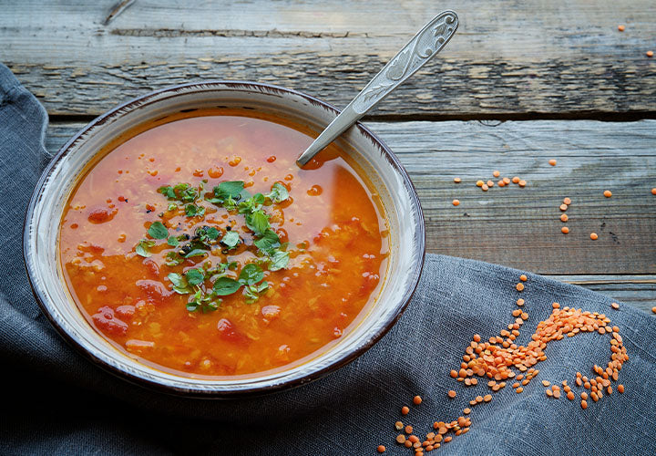 Tomato and Red Lentil Soup