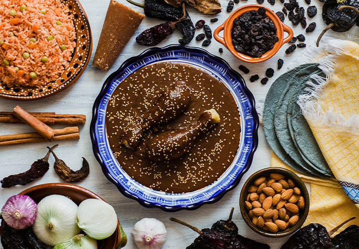 Turkey with Poblano Mole Sauce