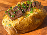 Twice-Baked Loaded Steak Potatoes