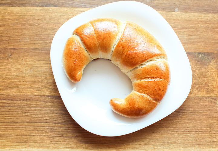 Vanilla Kipfli on a plate