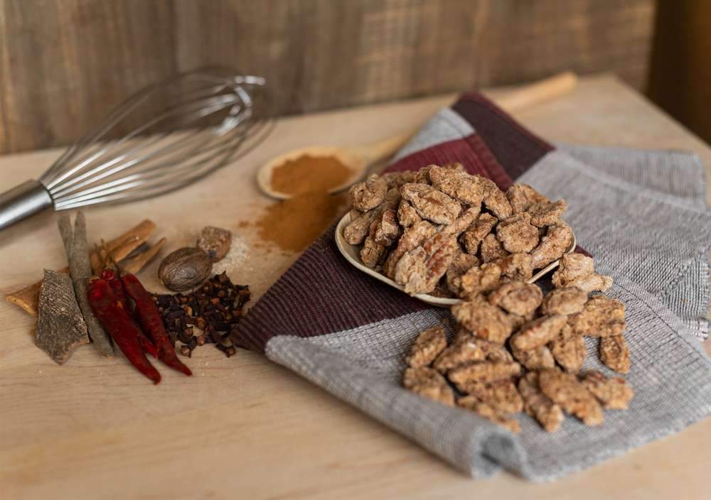 Spiced Candied Pecans
