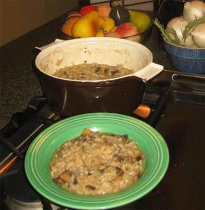 Risotto with Portabello Mushrooms