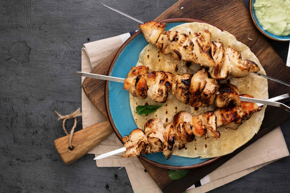 Baharat Chicken Kebabs