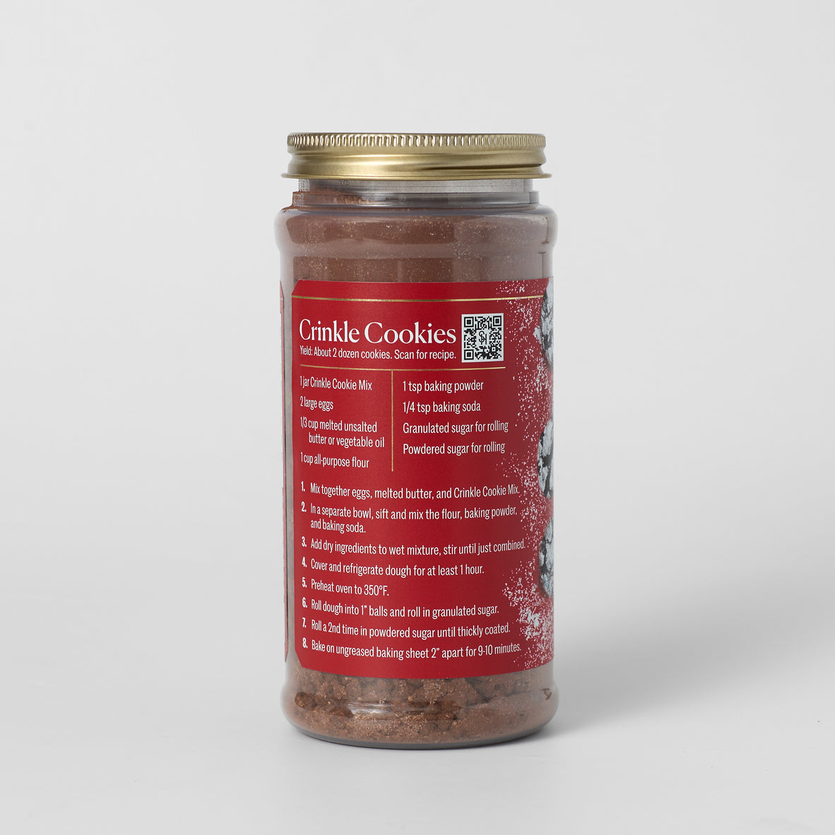 Crinkle Cookie Mix with Chocolate & Peppermint