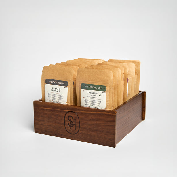 Essential Flatpacks Collection with Double Holder in Walnut