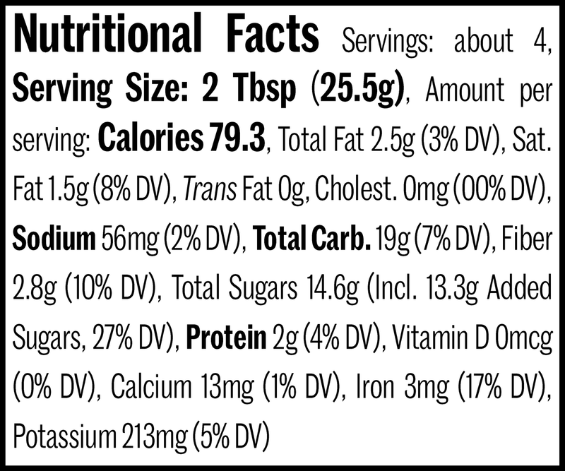 Cocoa, Mexican Hot Cocoa Flatpack, 3.6oz. Nutrition Label