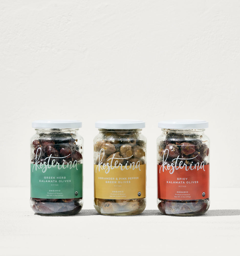 Kosterina Snacking Olives Trio