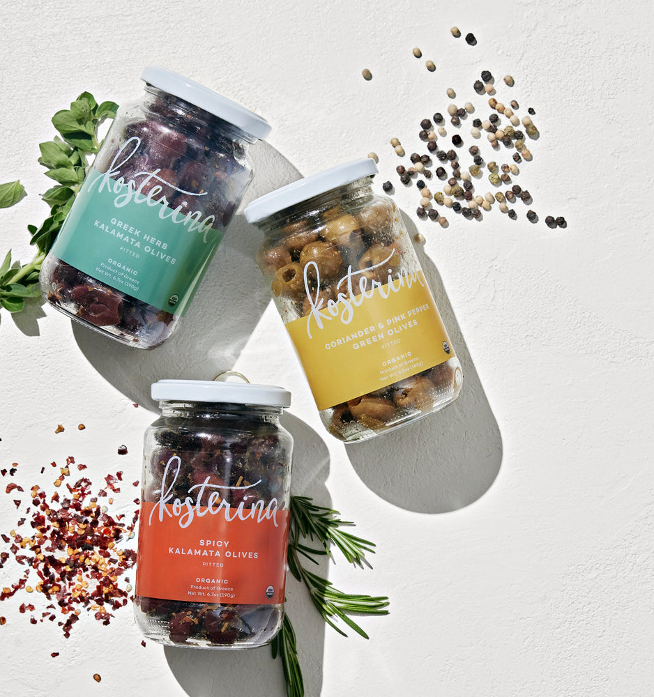 Kosterina Snacking Olives Trio