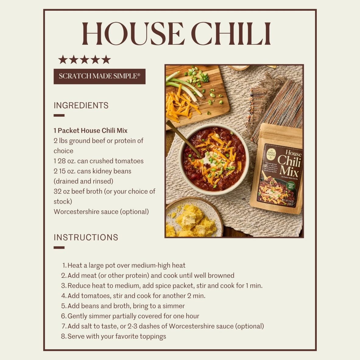 House Chili Mix