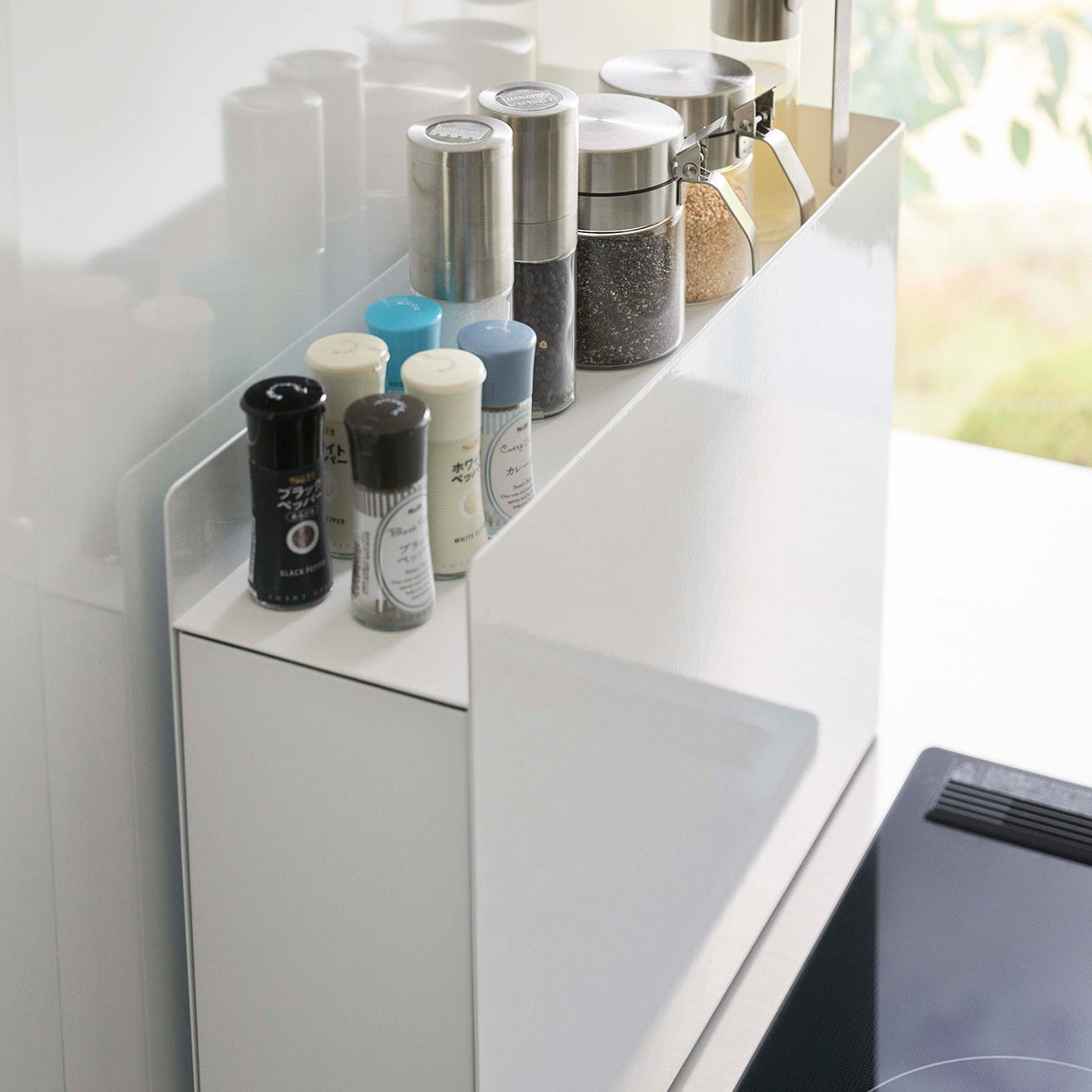 Sliding Drawer Seasoning Rack - Steel