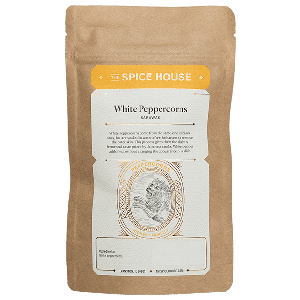White Malaysian Peppercorns, 2.4 oz or 8 oz The Spice House