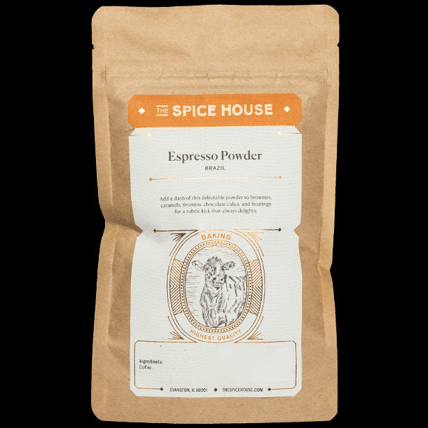flat pack of espresso powder