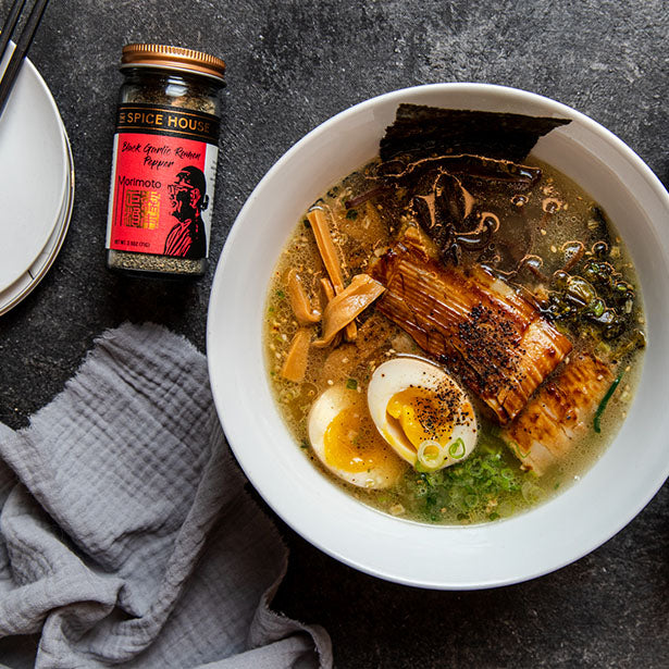 Morimoto Black Garlic Ramen Pepper: Premium Blend - The Spice House