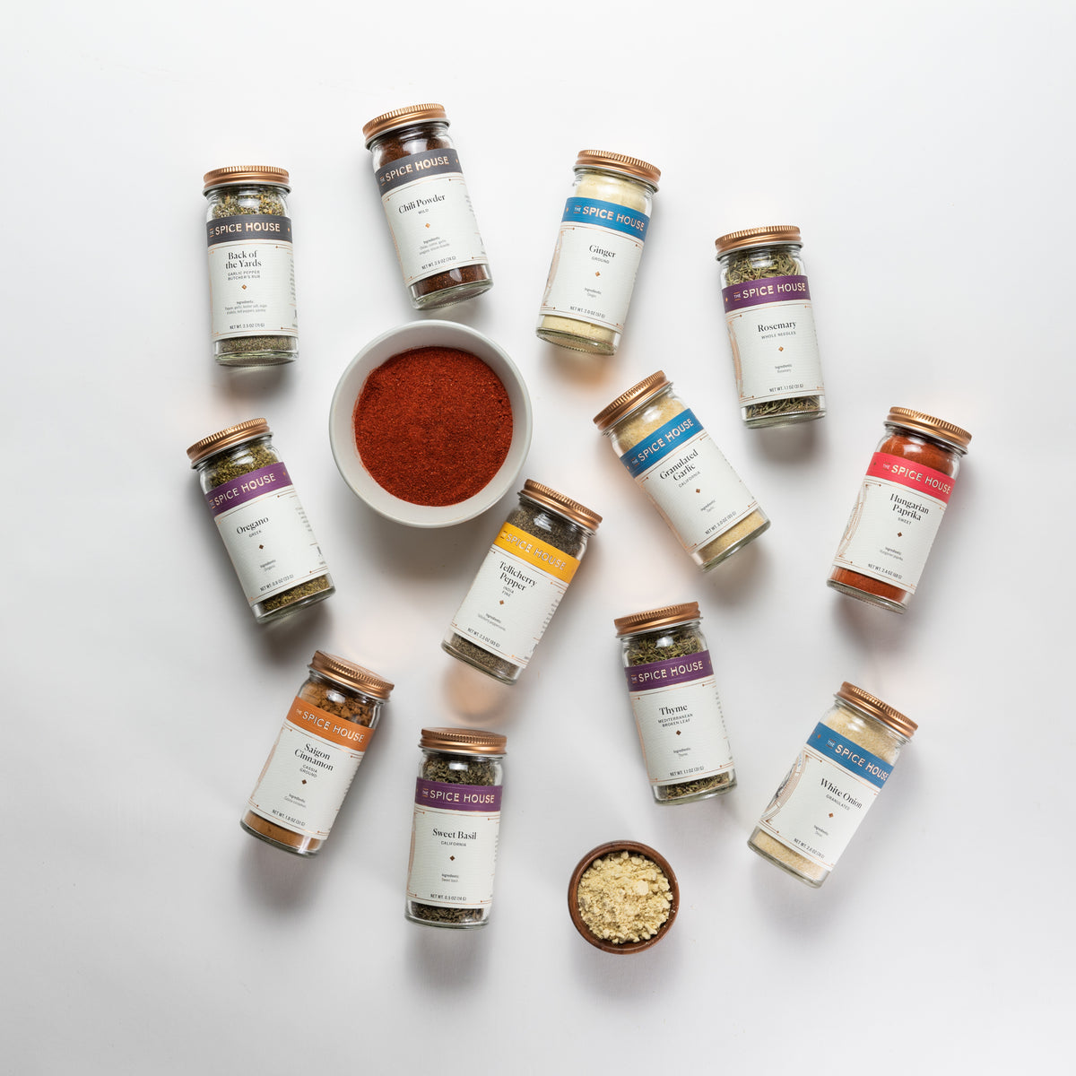 Kitchen Essentials Spices - 12 Jar Set
