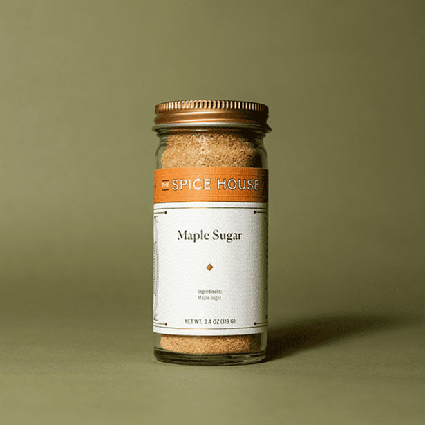 Jar of maple sugar spice